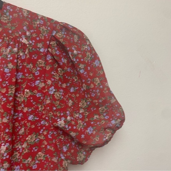 Urban Outfitters Shirred Skirt Mini Dress - Picture 4 of 12